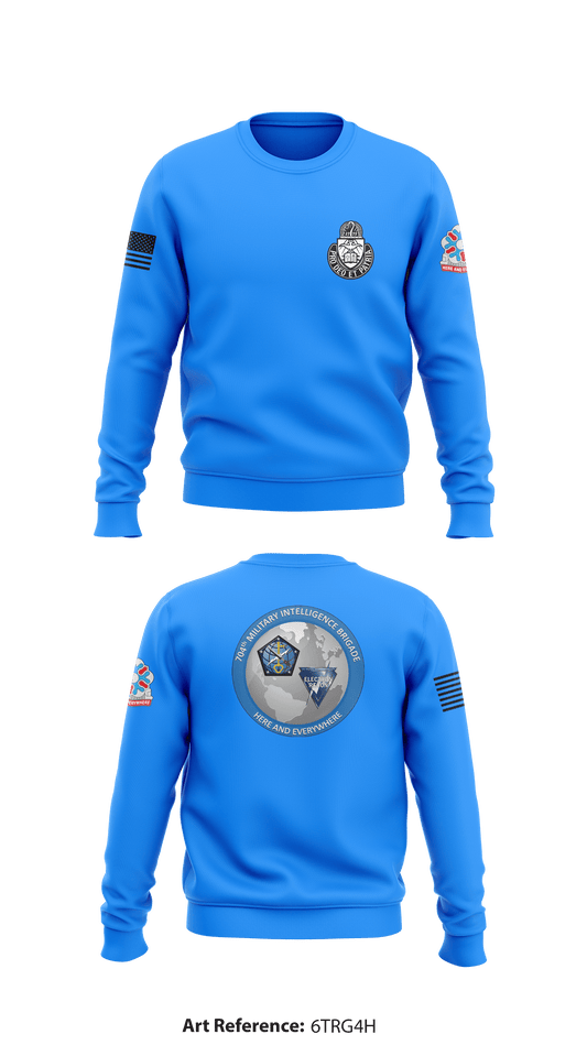 704th MI BDE UMT Store 1 Core Men's Crewneck Performance Sweatshirt - 6TRG4h