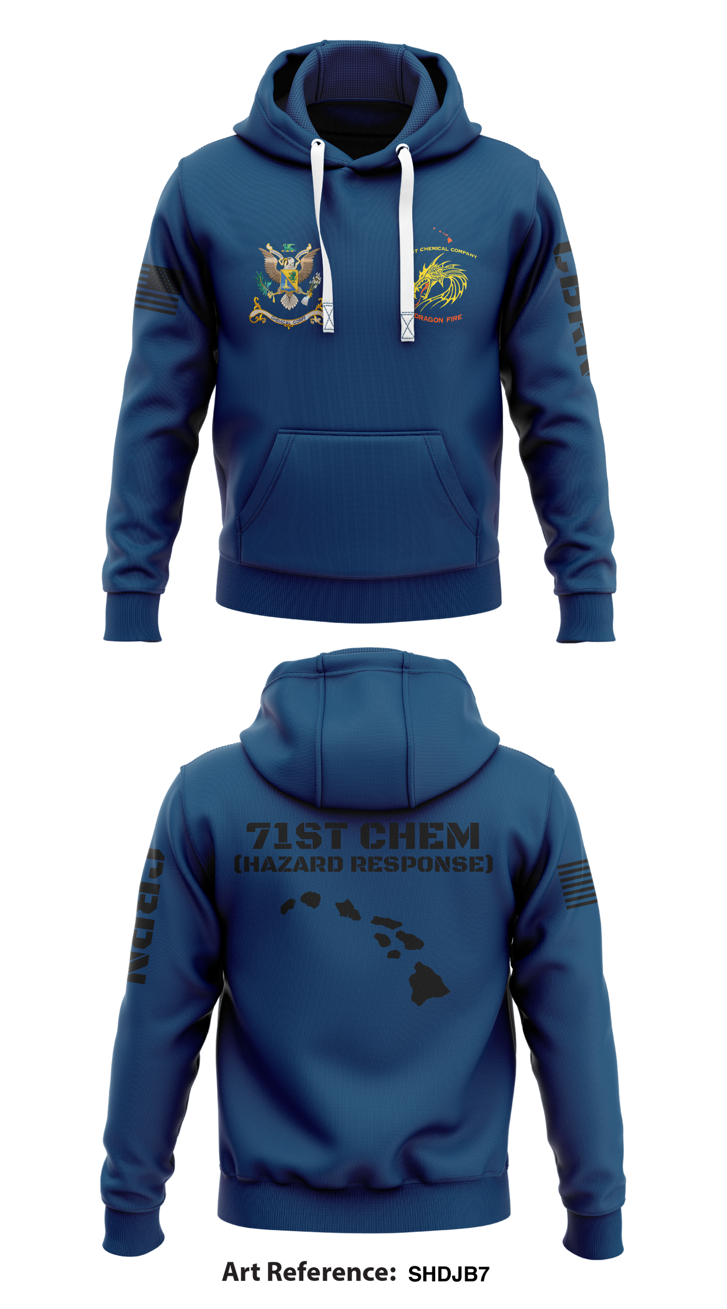 71st CHEM (Hazard Response) Store 1  Core Men's Hooded Performance Sweatshirt - sHDjB7