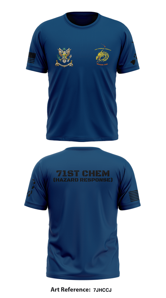 71st CHEM (Hazard Response) Store 1 Core Men's SS Performance Tee - 7jHccJ