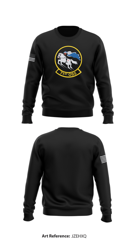 71st OSS Store 1 Core Men's Crewneck Performance Sweatshirt - JZEhXQ