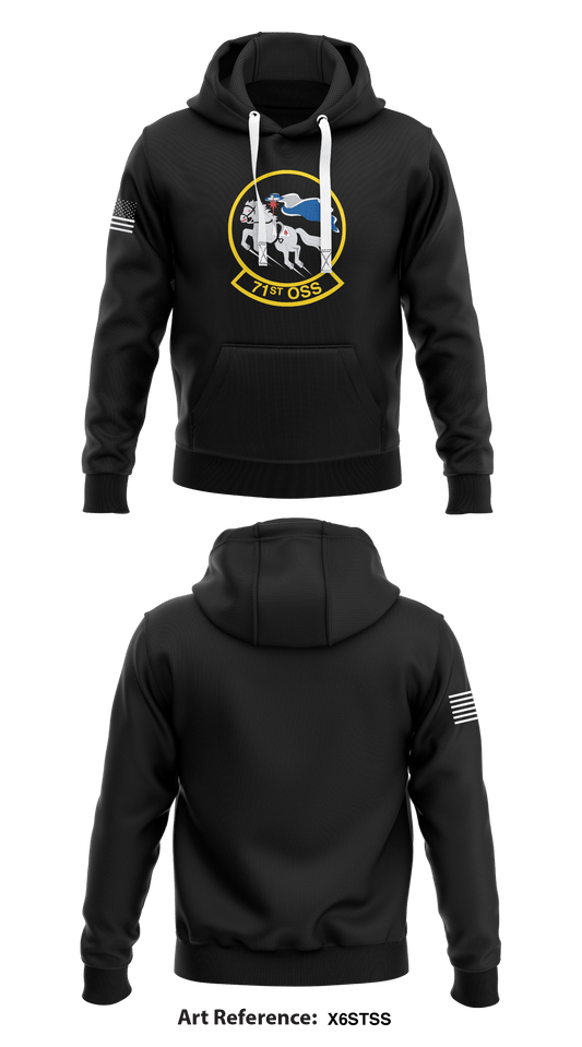 71st OSS Store 1  Core Men's Hooded Performance Sweatshirt - x6StSs