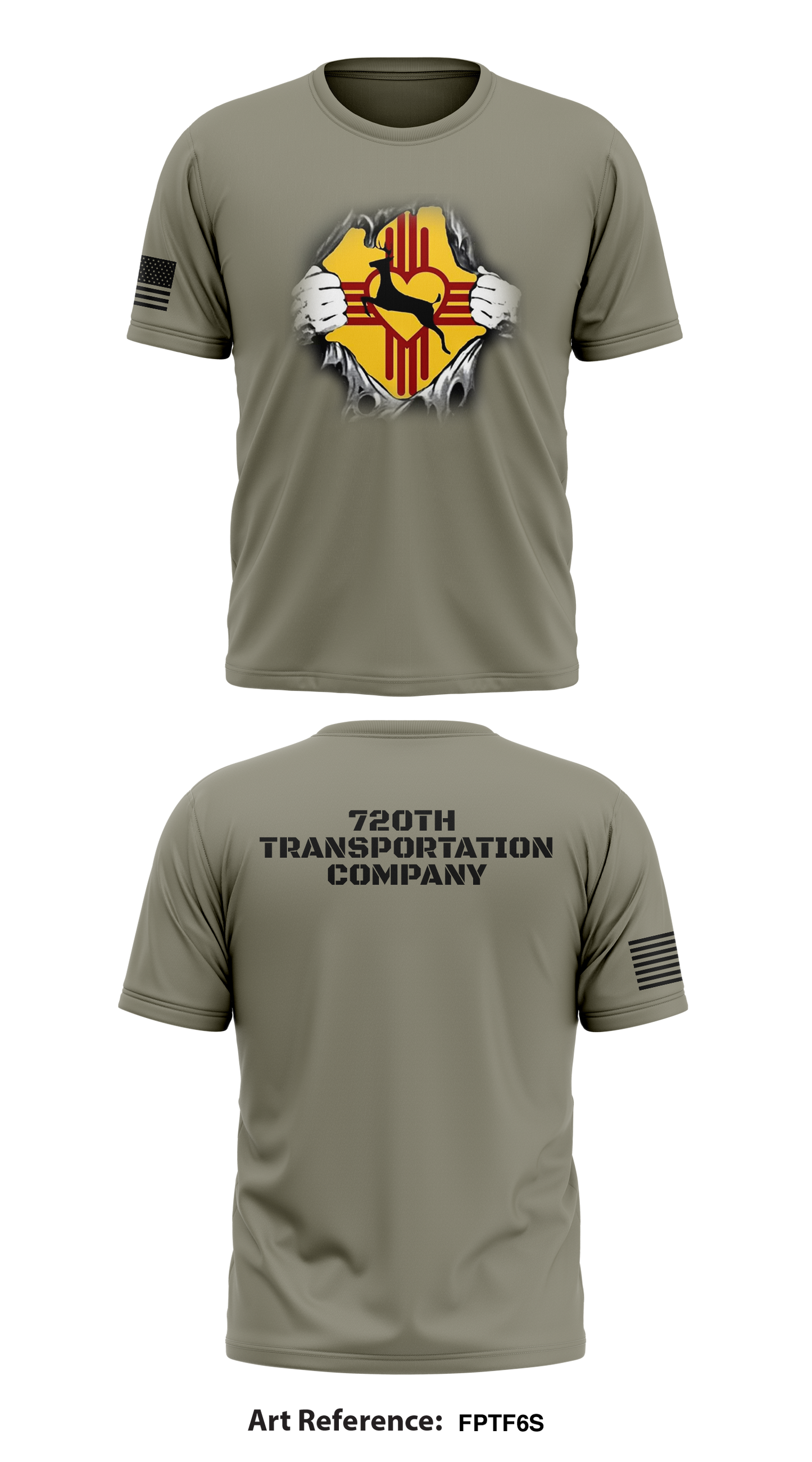 720th Transportation Company Store 1 Core Men's SS Performance Tee - FPTf6s