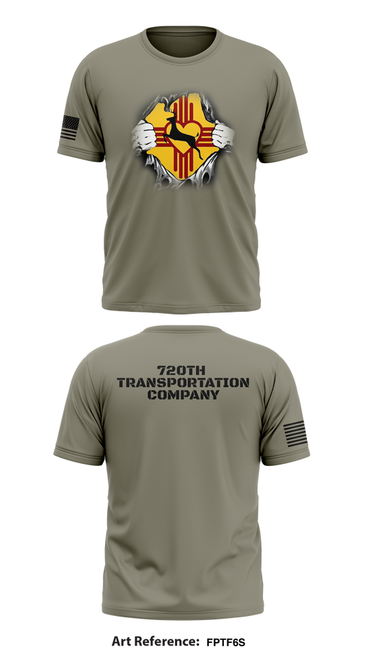 720th Transportation Company Store 1 Core Men's SS Performance Tee - FPTf6s