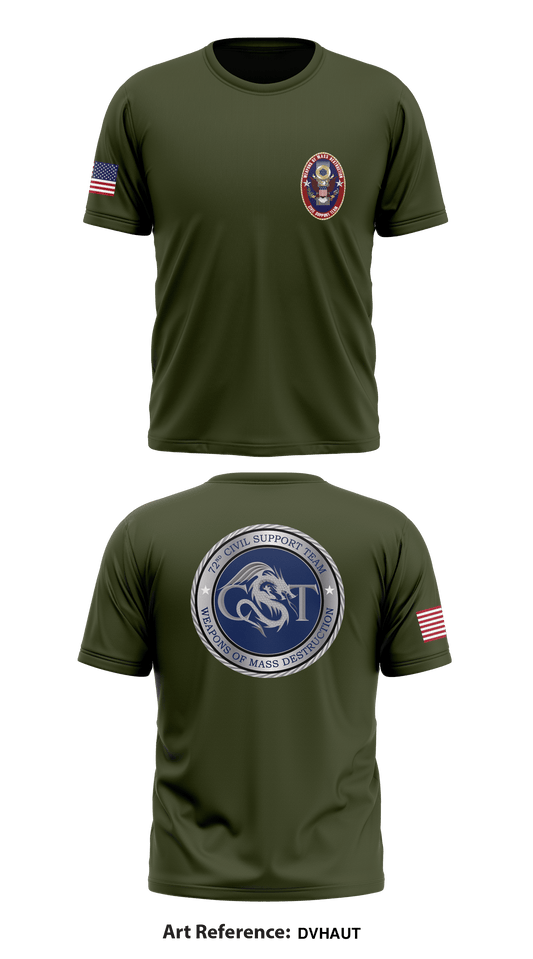 72nd CST (WMD) Core Men's SS Performance Tee - dVhAUT