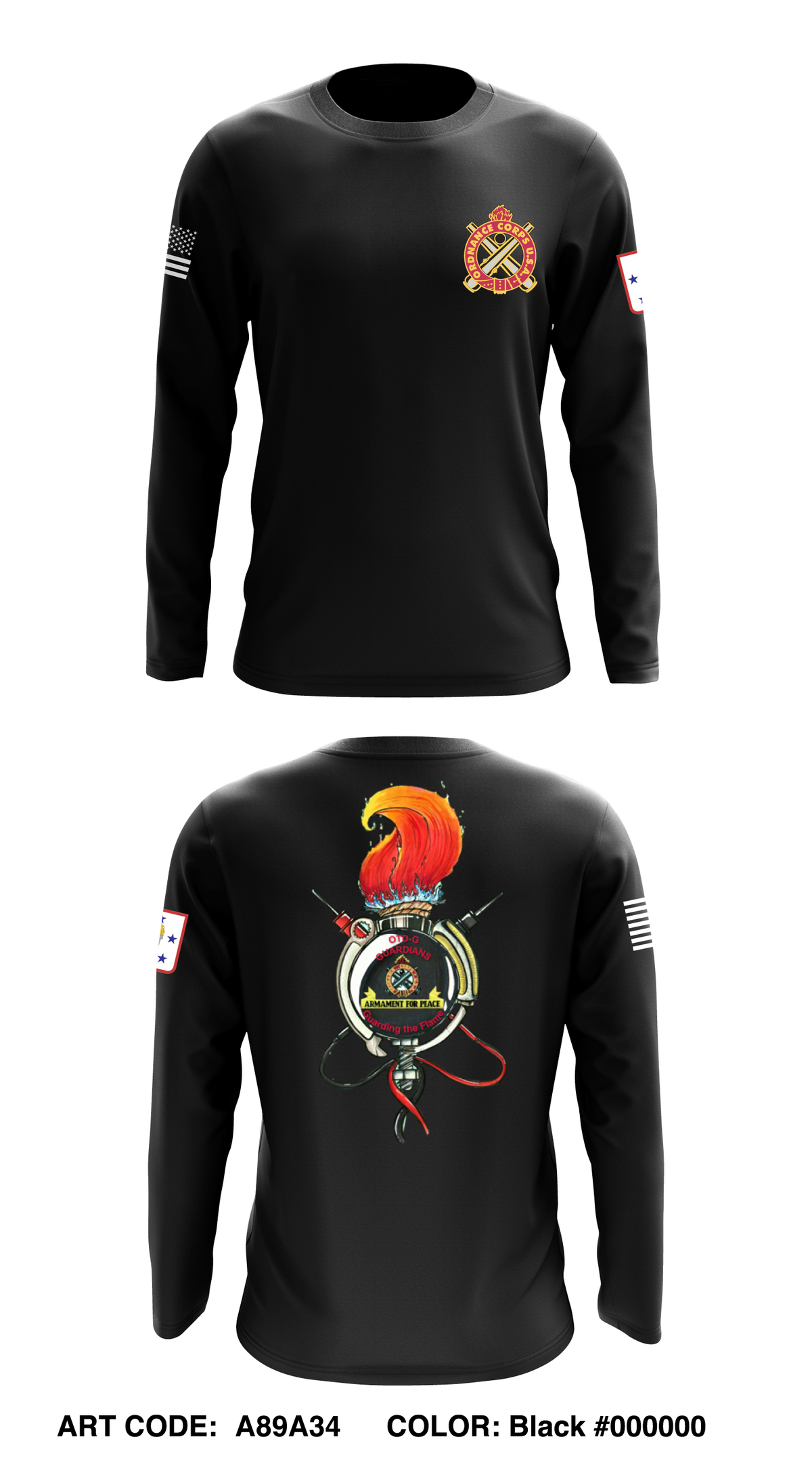 73rd Ordnance Training Detachment  Core Men's LS Performance Tee - A89A34