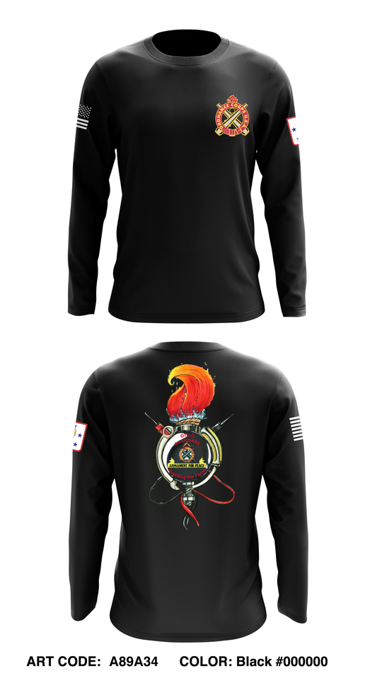 73rd Ordnance Training Detachment  Core Men's LS Performance Tee - A89A34