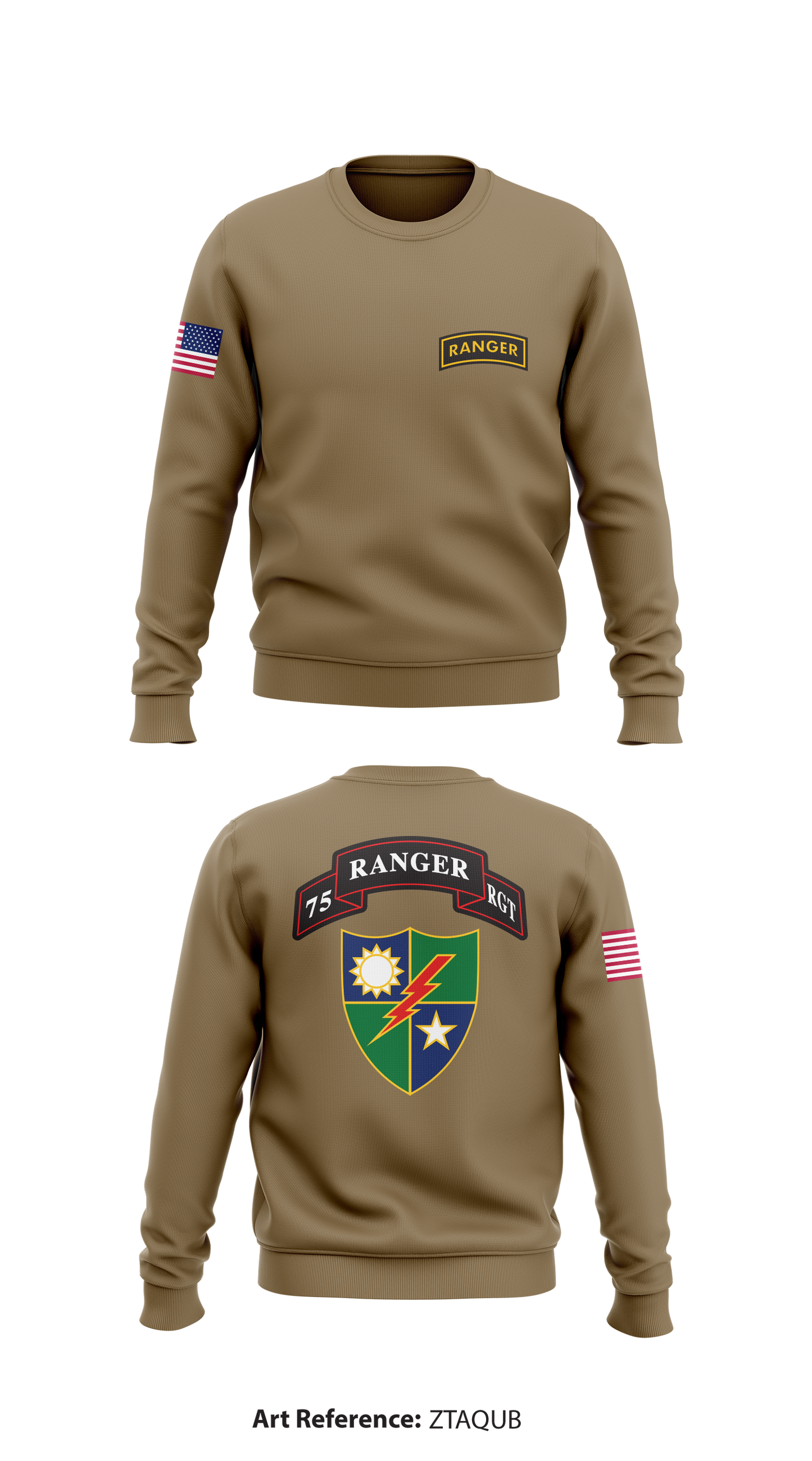 75 Ranger Regiment Store 1 Core Men s Crewneck Performance