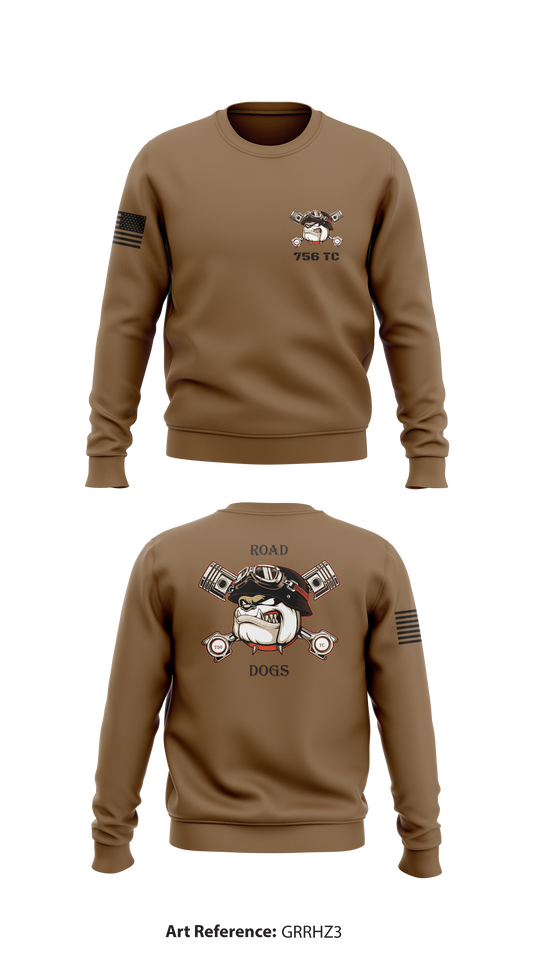 756 TC Store 1 Core Men's Crewneck Performance Sweatshirt - GRRhZ3