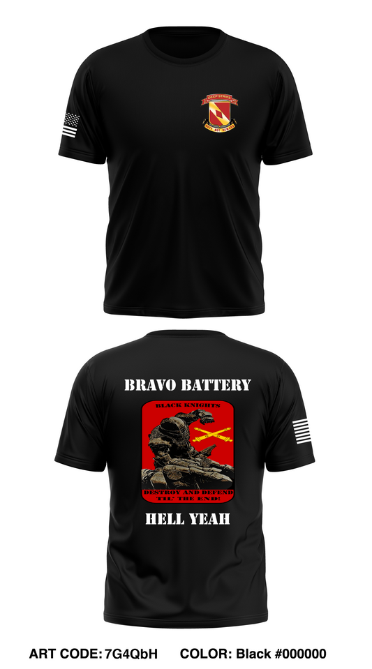 Black Knight Battery Core Men's SS Performance Tee - 7G4QbH