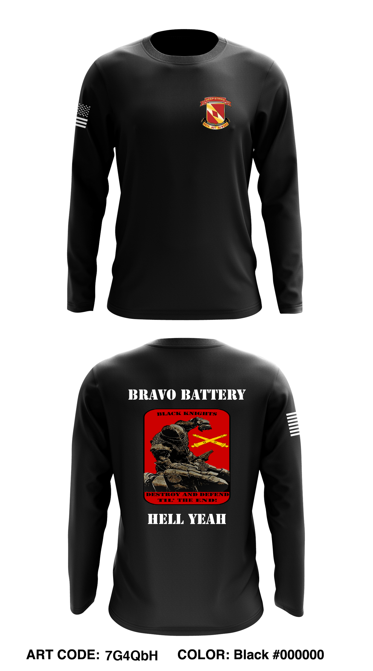 Black Knight Battery Core Men's LS Performance Tee - 7G4QbH