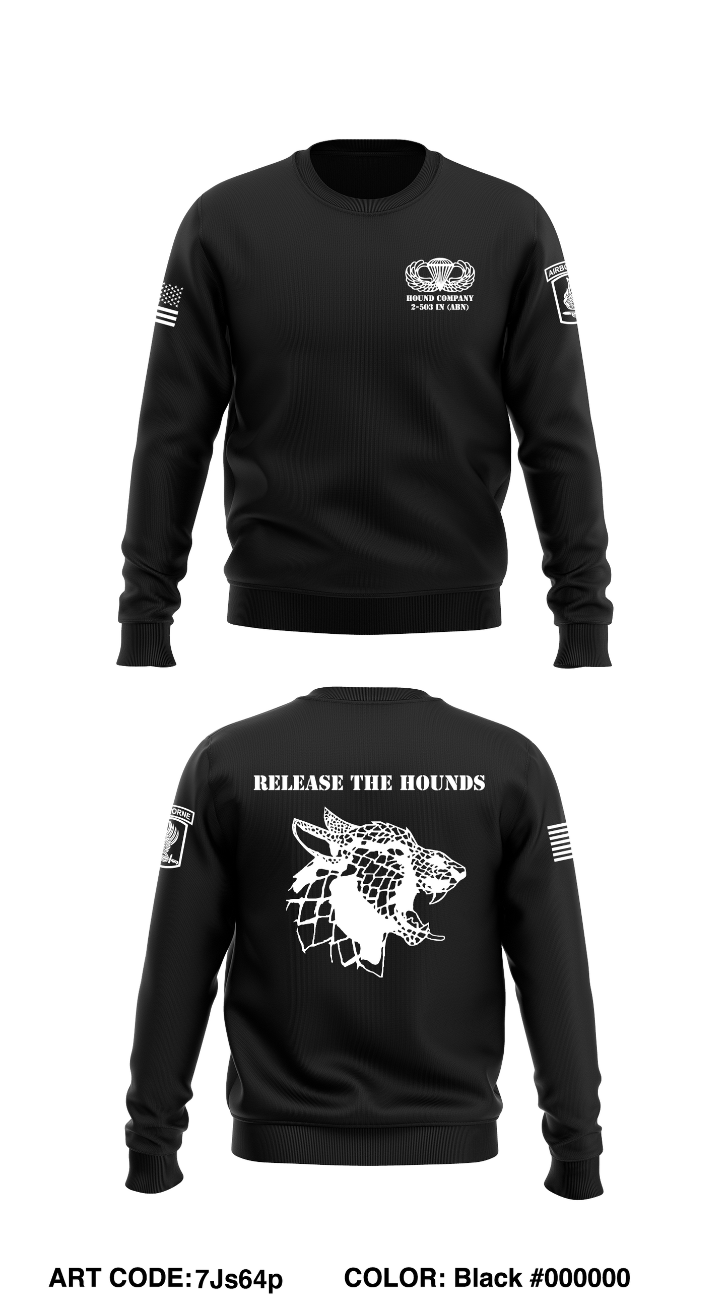 Hound Company 2-503 Core Men's Crewneck Performance Sweatshirt - 7Js64p
