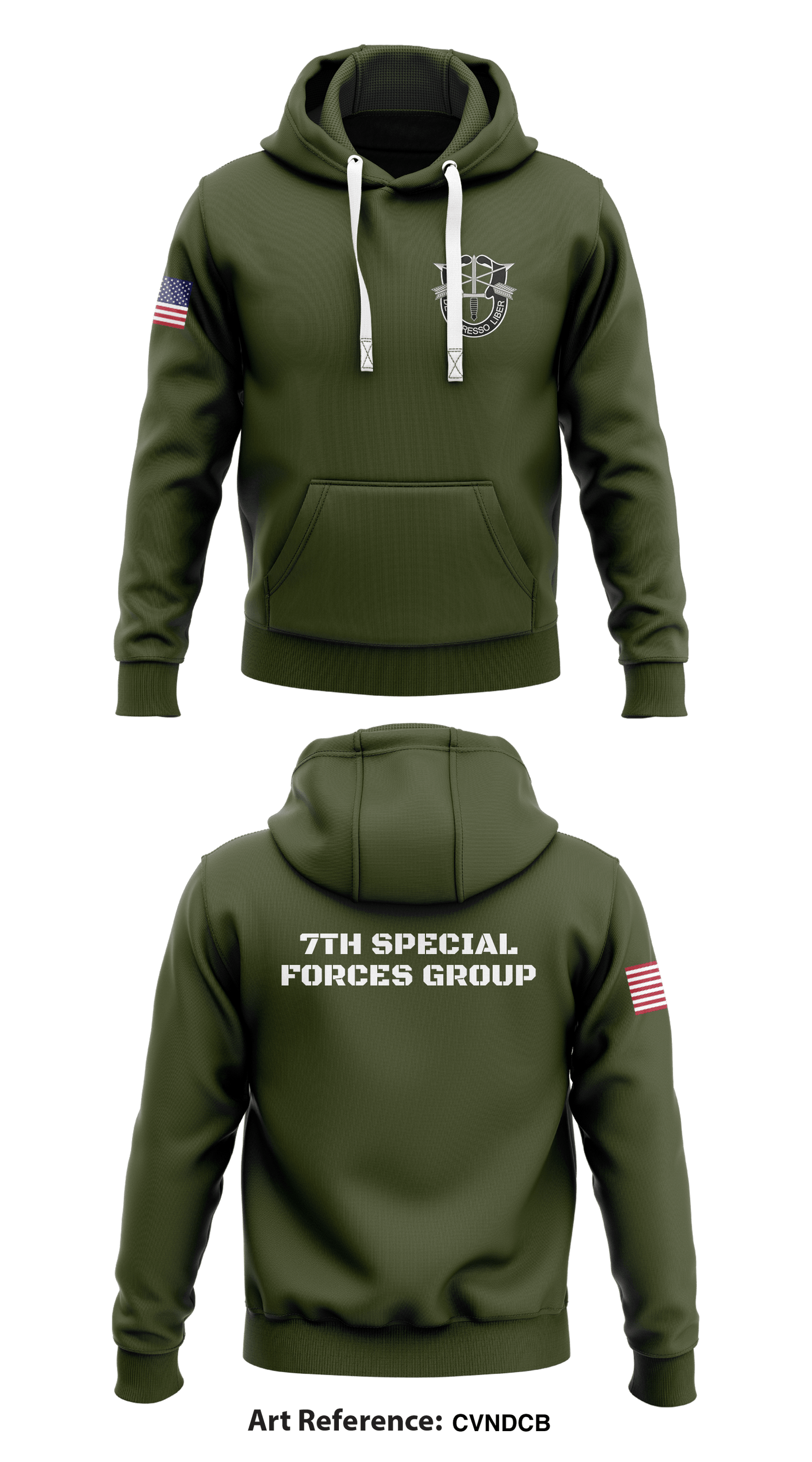 7th Special Forces Group Store 1 Core Men's Hooded Performance Sweatshirt - cVnDcb