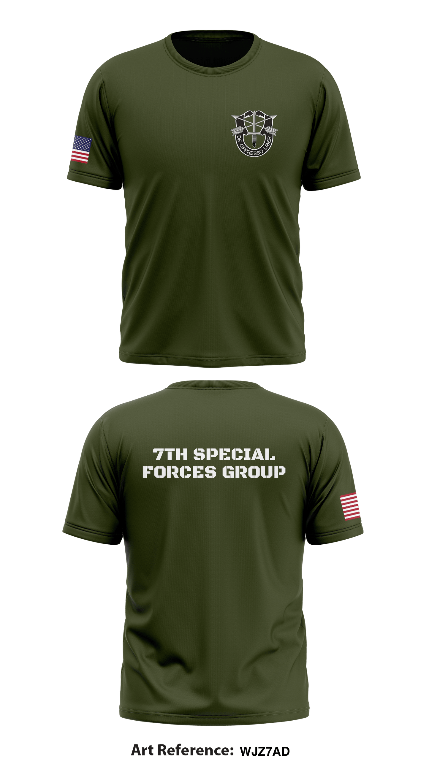 7th Special Forces Group Store 1 Core Men's SS Performance Tee - Wjz7ad