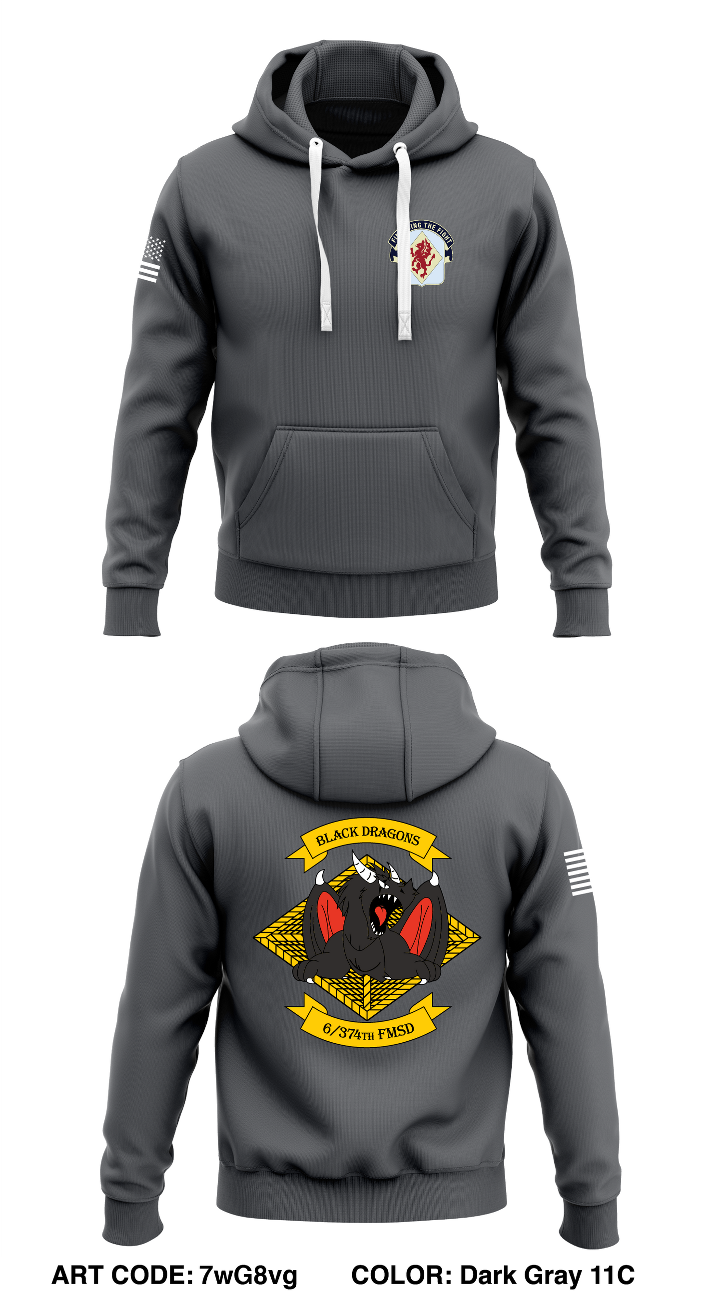 6/374 FMSD  Core Men's Hooded Performance Sweatshirt - 7wG8vg