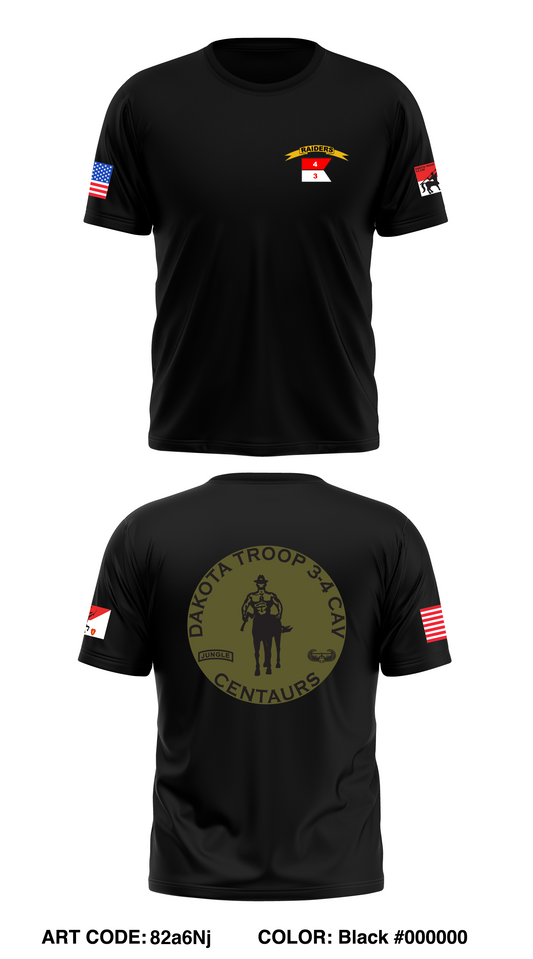 D TRP, 3/4 CAV, 25ID Core Men's SS Performance Tee - 82a6Nj