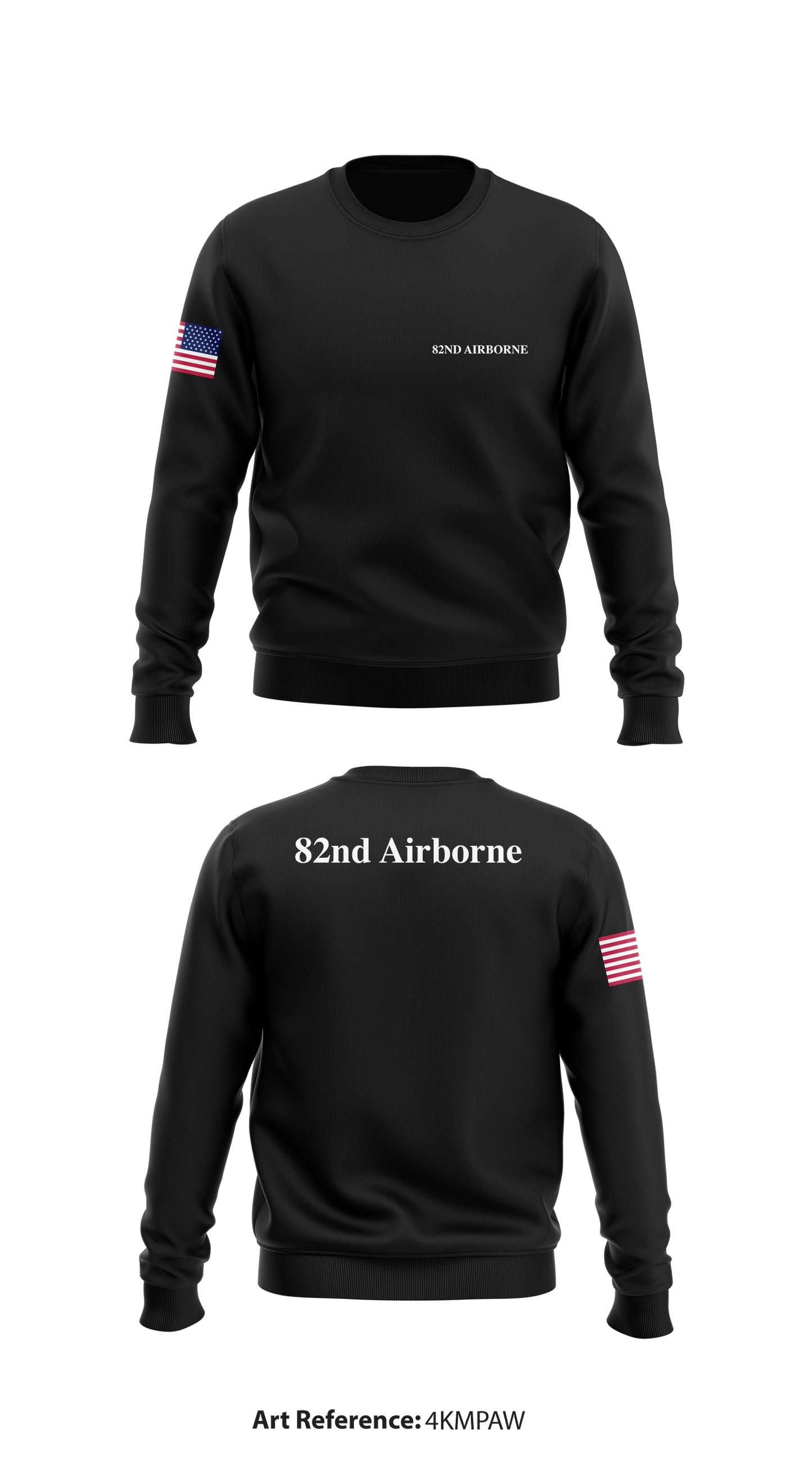 82nd Airborne Store 1 Core Men's Crewneck Performance Sweatshirt - 4kmpAw