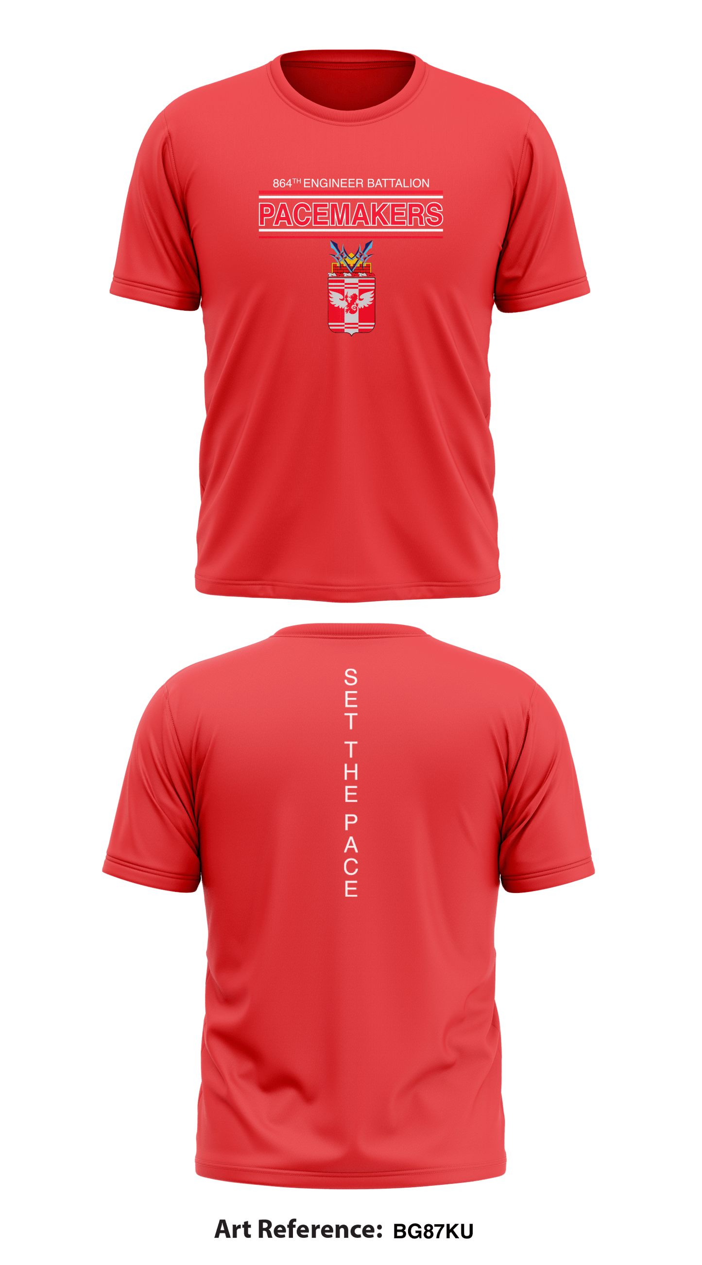 864th Engineer Battalion  Store 1 Core Men's SS Performance Tee - bg87kU