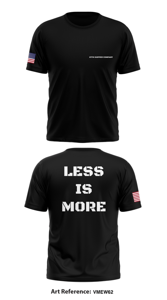 87th supper company Store 1 Core Men's SS Performance Tee - aH3Nrn