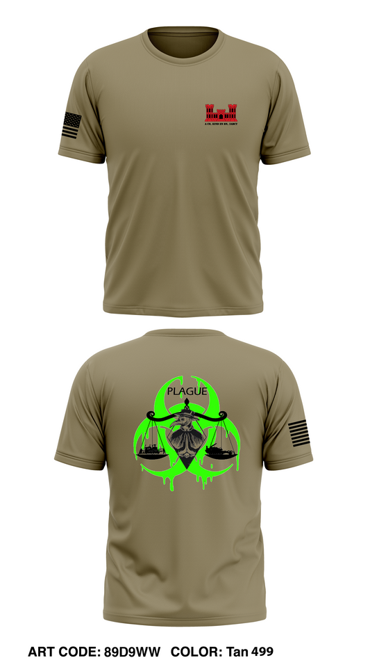 A co, 82nd EN BN, 2ABCT Core Men's SS Performance Tee - 89D9WW