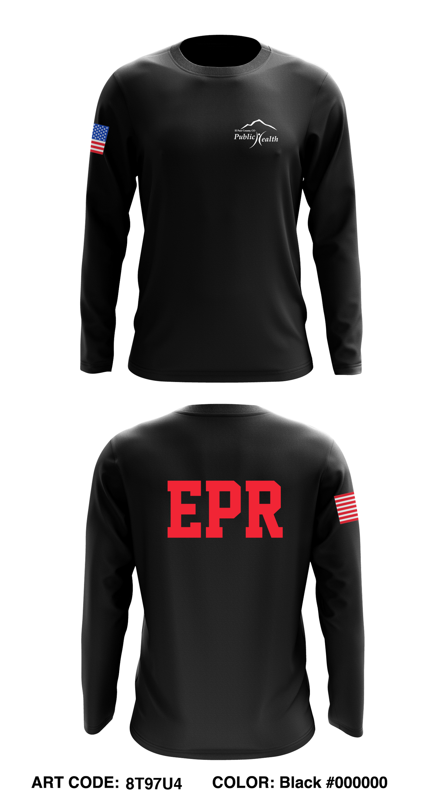 EL Paso Emergency Preparedness Response Core Men's LS Performance Tee - 8T97U4
