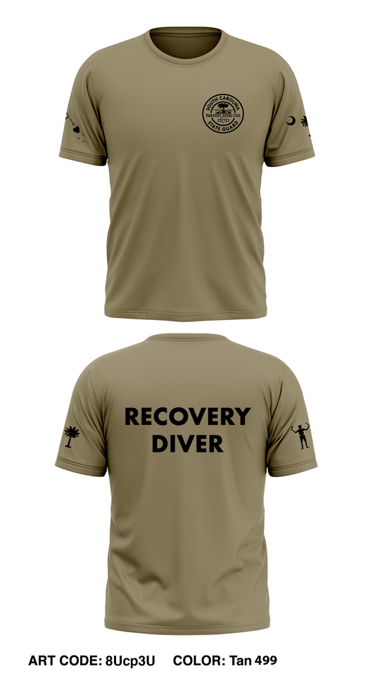 SCSG Dive Team Core Men's SS Performance Tee - 8Ucp3U