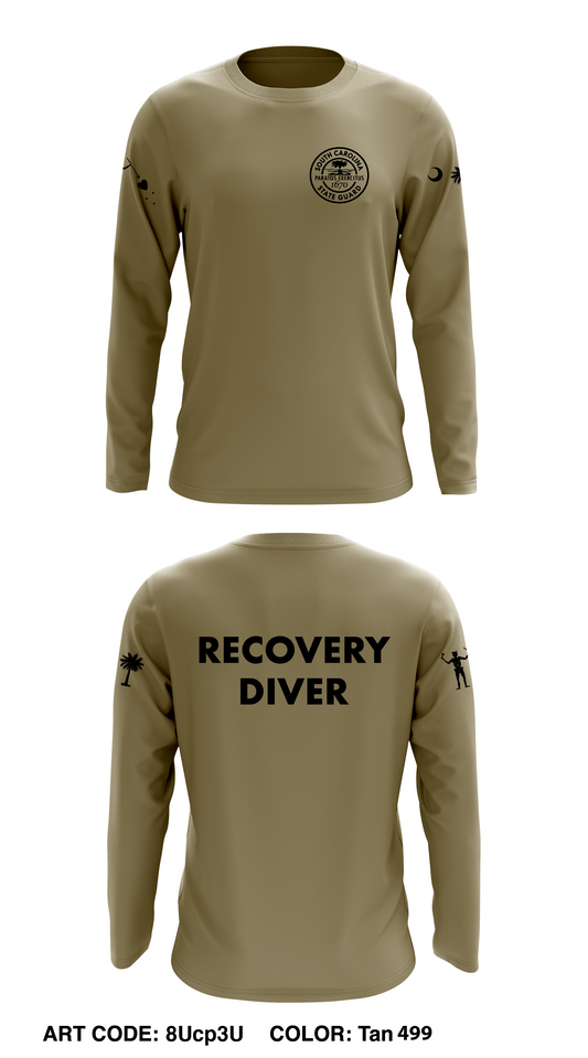 SCSG Dive Team Core Men's LS Performance Tee - 8Ucp3U