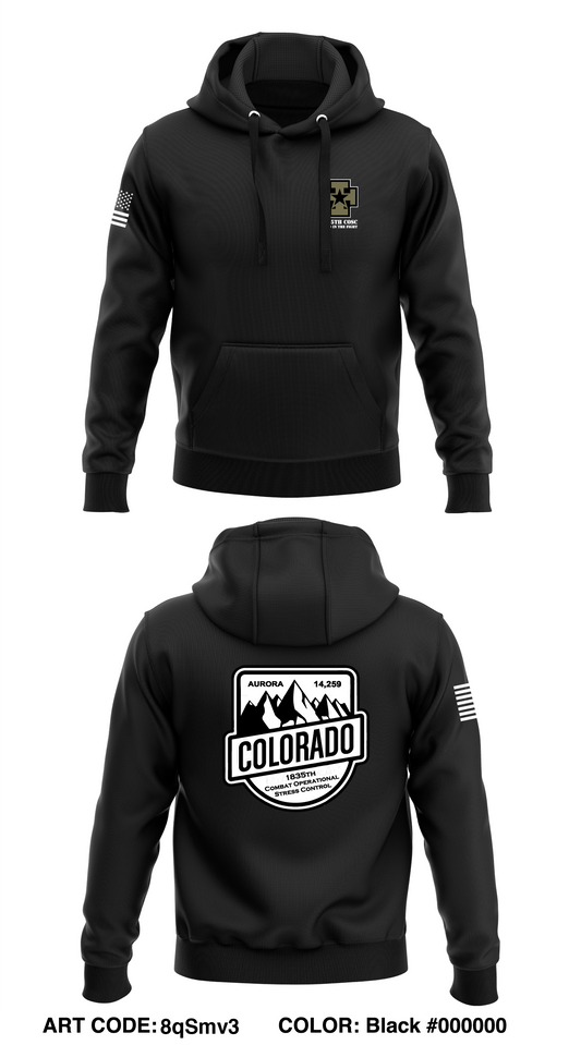 1835th COSC  Core Men's Hooded Performance Sweatshirt - 8qSmv3