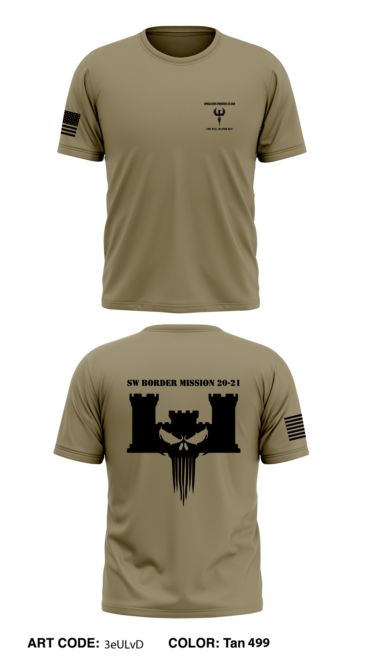 913th ECC Store 1 Core Men's SS Performance Tee - 3eULvD