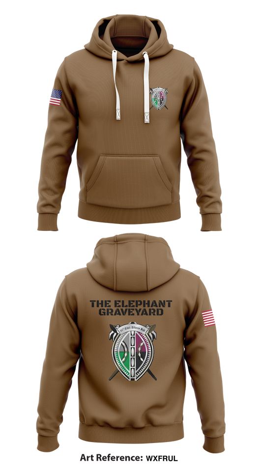 91st CA The Elephant Graveyard Store 1 Core Men's Hooded Performance Sweatshirt - wXfrUL