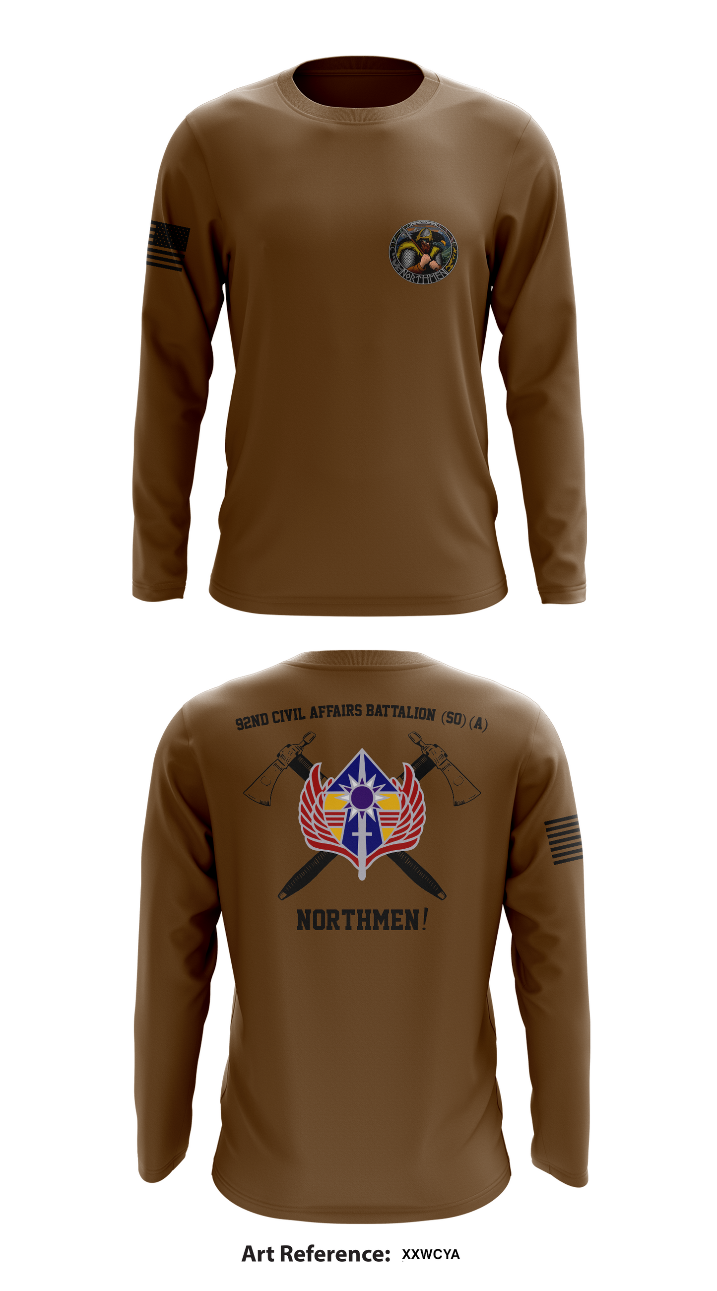 92nd Civil Affairs Battalion (SO)(A) Store 1 Core Men's LS Performance Tee - XXWCYa