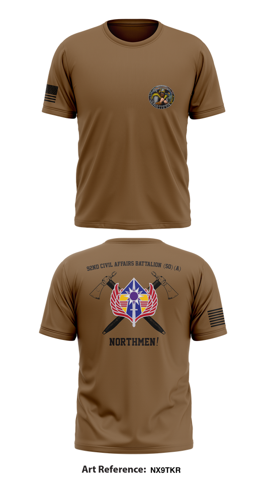 92nd Civil Affairs Battalion (SO)(A) Store 1 Core Men's SS Performance Tee - nX9tkr