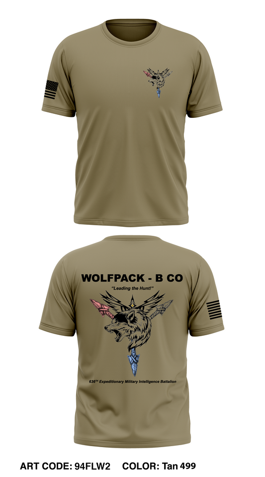 B Co, 636 MI BN, 71 EMIB Core Men's SS Performance Tee - 94FLW2