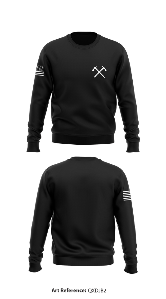 95th CA Core Men's Crewneck Performance Sweatshirt - qXdJB2