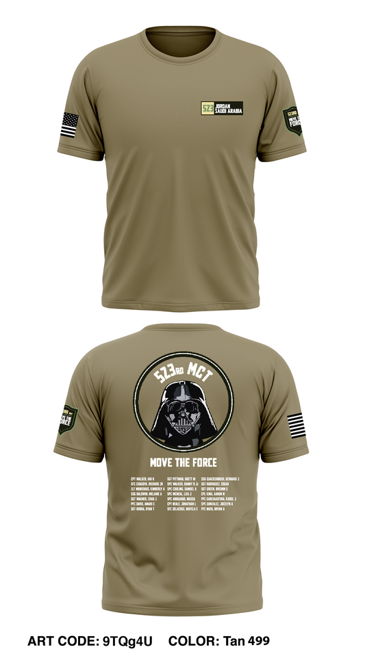 523rd Movement Control Team (MCT) Core Men's SS Performance Tee - 9TQg4U