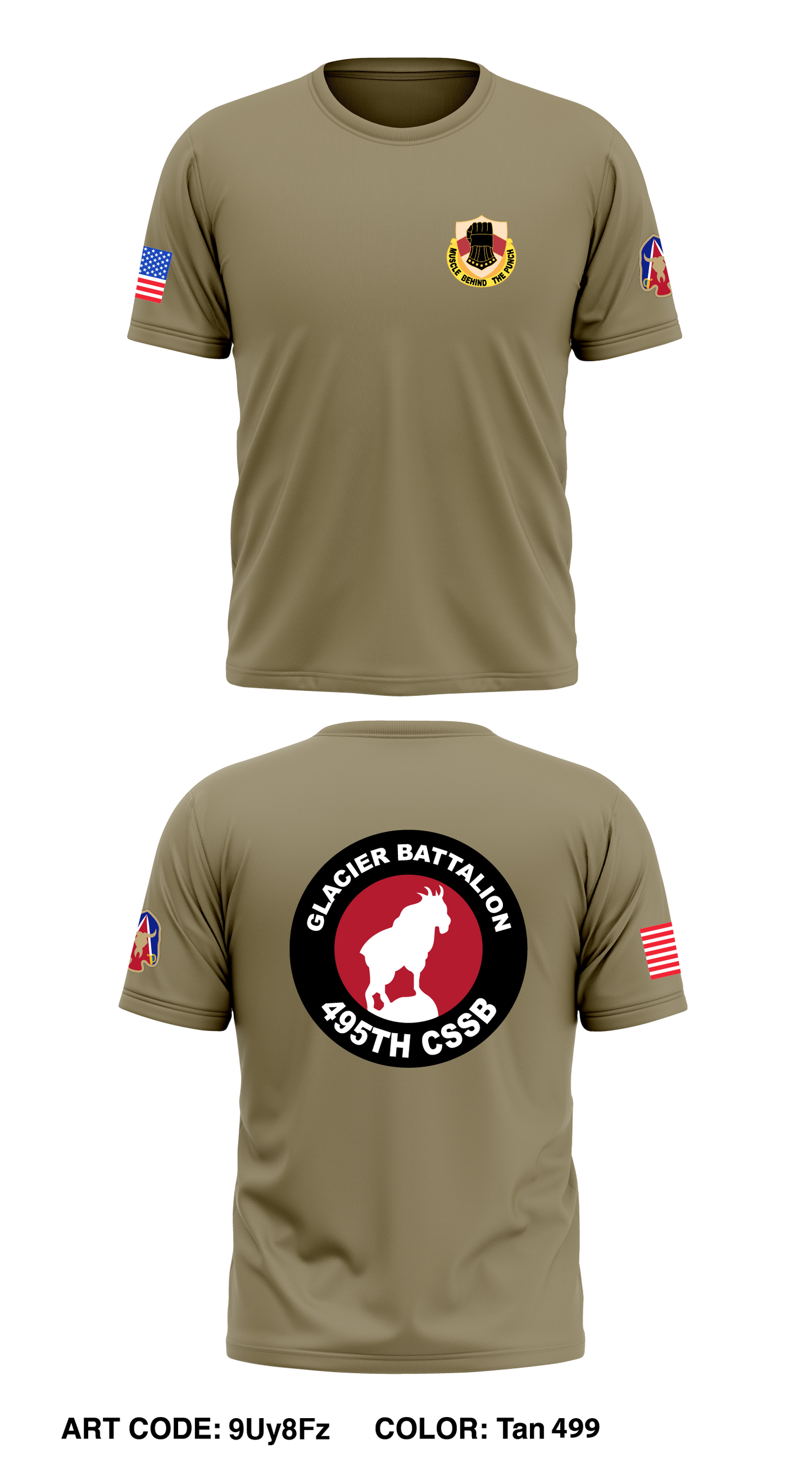 HHC 495th CSSB Core Men's SS Performance Tee - 9Uy8Fz