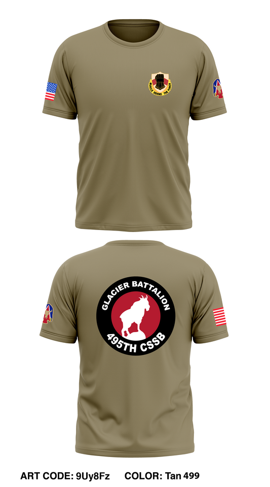 HHC 495th CSSB Core Men's SS Performance Tee - 9Uy8Fz