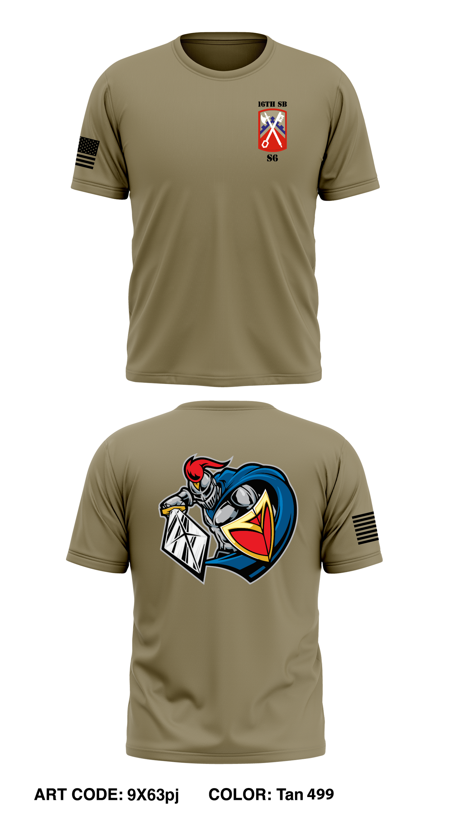 S6, 16th Sustainment Brigade Core Men's SS Performance Tee - 9X63pj