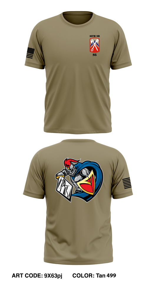 S6, 16th Sustainment Brigade Core Men's SS Performance Tee - 9X63pj