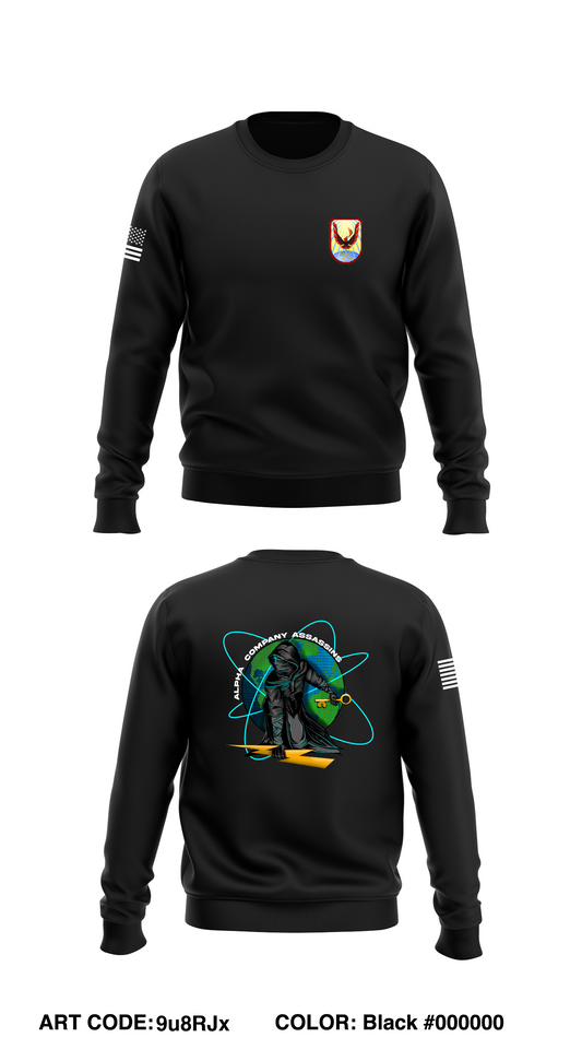 A Co, 116th PED BN Core Men's Crewneck Performance Sweatshirt - 9u8RJx