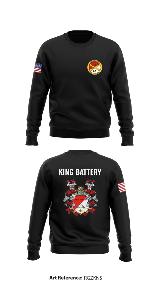 A Battery/ FAS/ 3D CR Store 1 Core Men's Crewneck Performance Sweatshirt - RGzKns