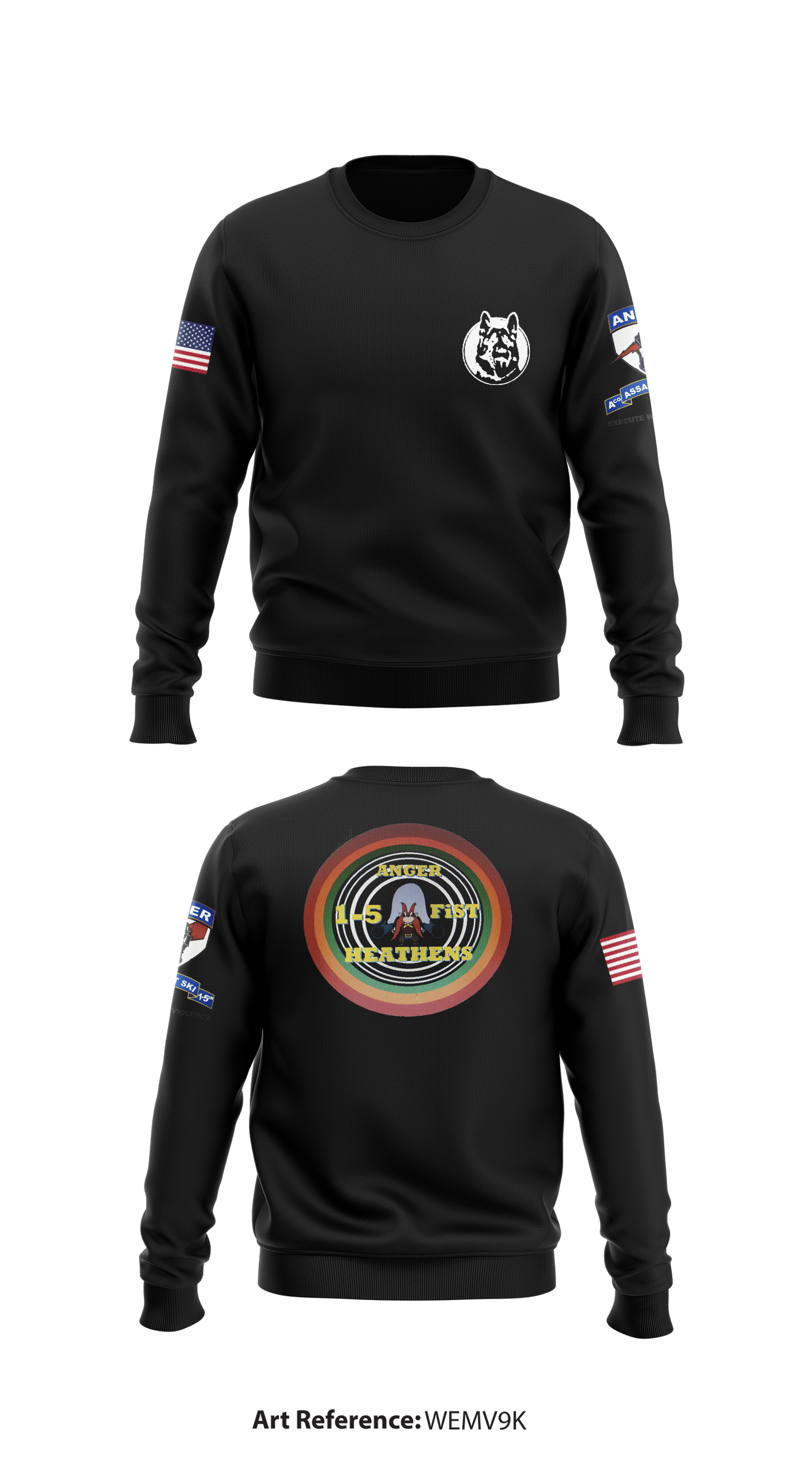 A-Co FiST, 1-5 IN Store 1 Core Men's Crewneck Performance Sweatshirt - wEMV9K