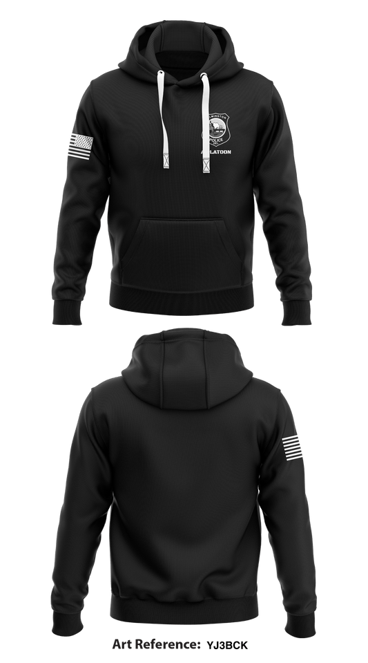 A Platoon Store 1  Core Men's Hooded Performance Sweatshirt - Yj3bck