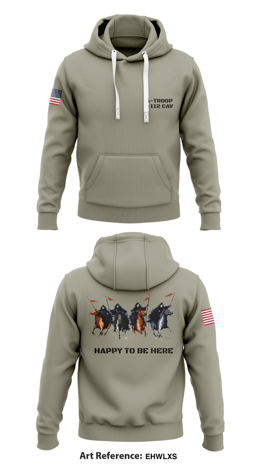 A-TROOP 1-112 CAV Store 1  Core Men's Hooded Performance Sweatshirt - eHWLxs