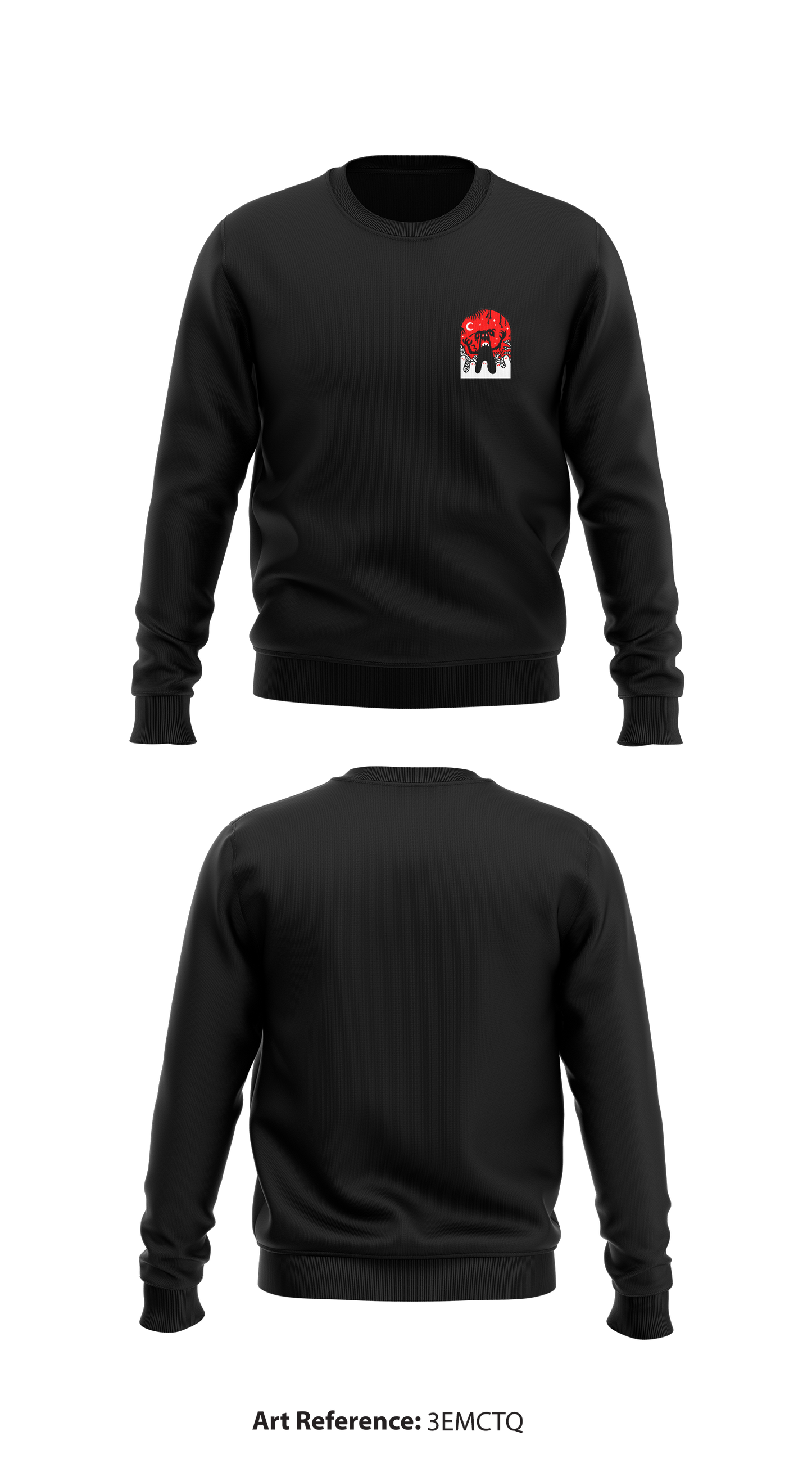 A/1 POB (A) Store 1 Core Men's Crewneck Performance Sweatshirt - 3emctq
