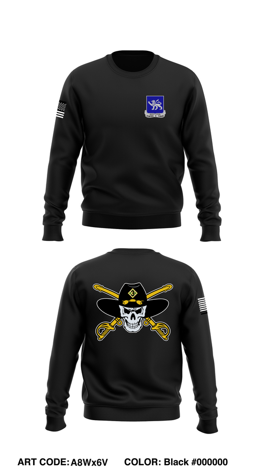 1-68 HHC scout platoon  Core Men's Crewneck Performance Sweatshirt - A8Wx6V