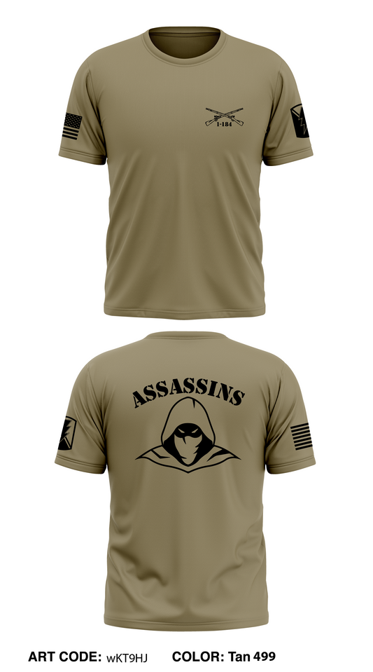 A Co 1-184th INF BN Store 1 Core Men's SS Performance Tee - wKT9HJ