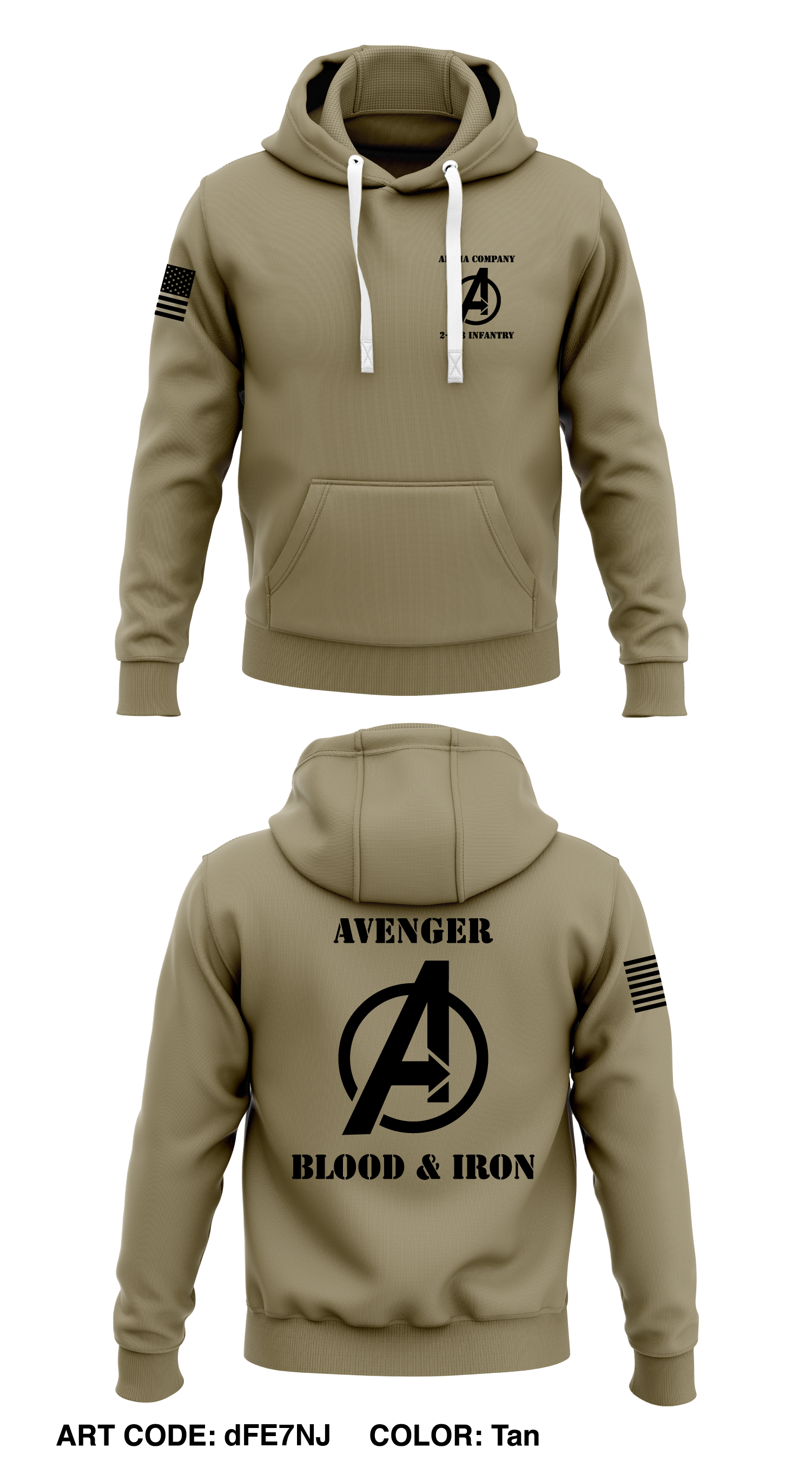 Divra Clothing Unisex Regular Fit Avengers Printed Cotton Hoodie