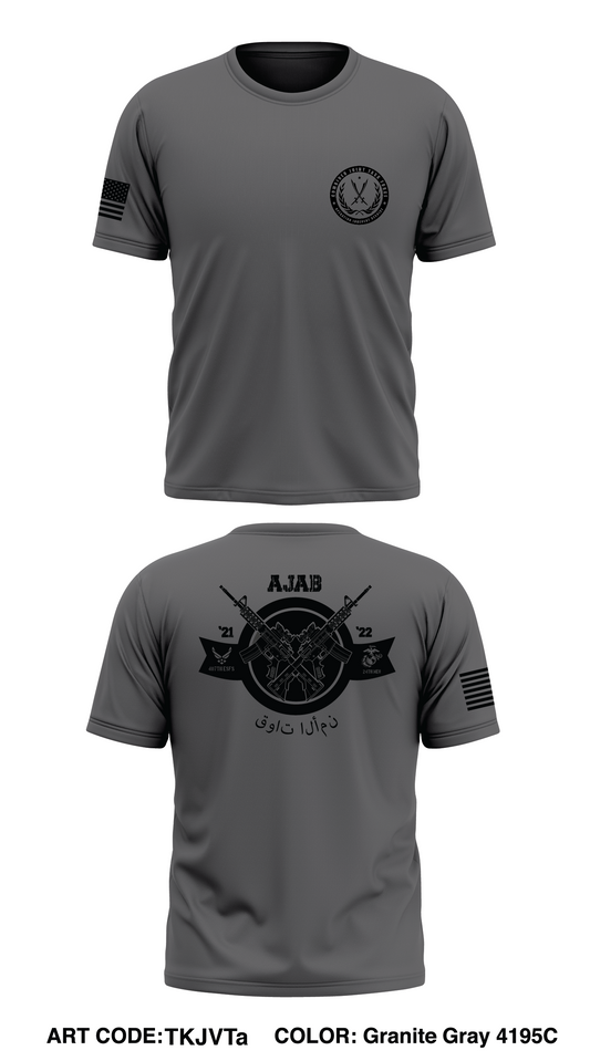 AJAB Store 1 Core Men's SS Performance Tee - TKJVTa-GRY