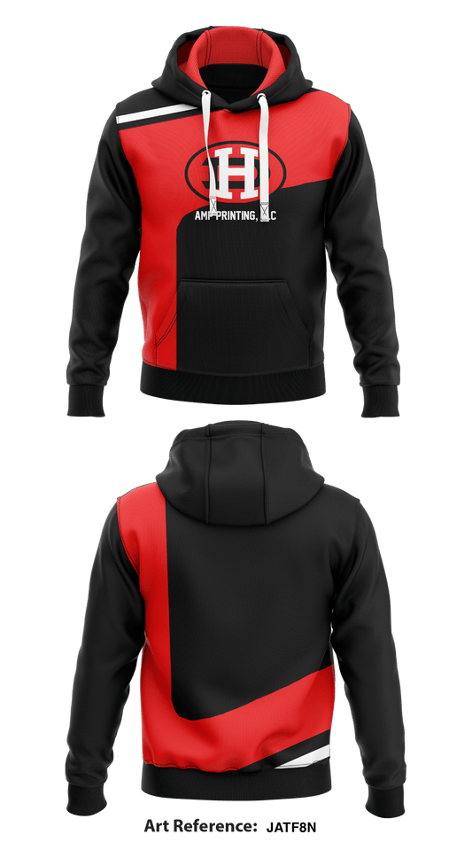 AMP Printing, LLC  Core Men's Hooded Performance Sweatshirt - JatF8N
