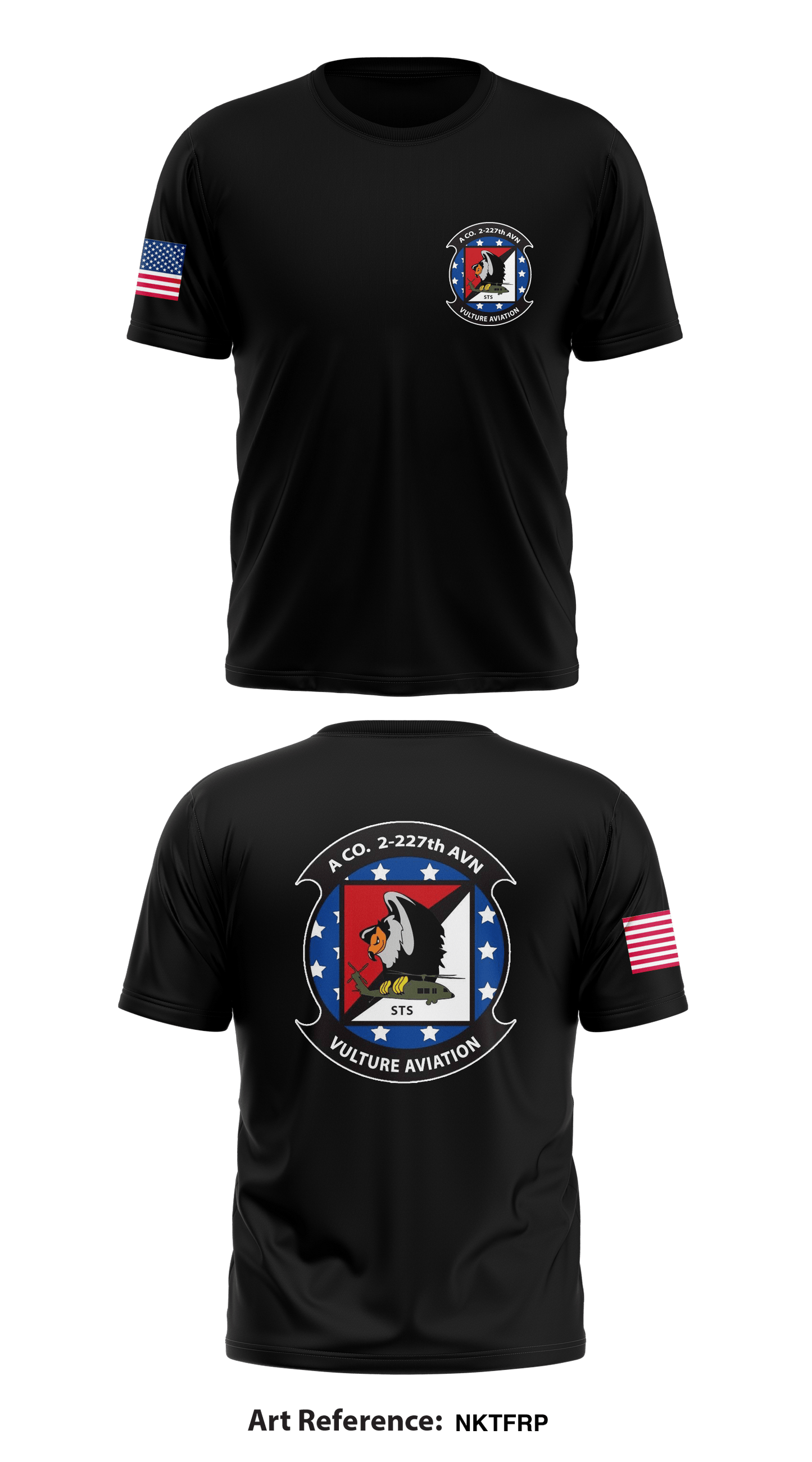 A Co. 2-227th AVN VULTURES Store 1 Core Men's SS Performance Tee - NkTFRp